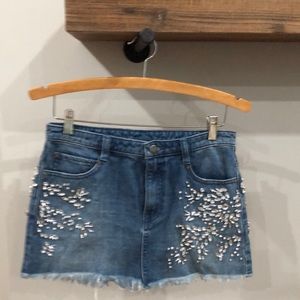 Free People sequin short skirt
